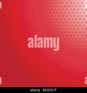 A triangular template for your business design in red tones. Stock Vector