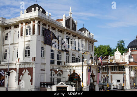 Streets of old Kuala Lumpur, Malaysia Stock Photo