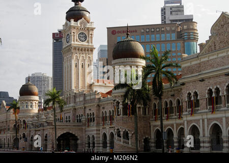 Streets of old Kuala Lumpur, Malaysia Stock Photo