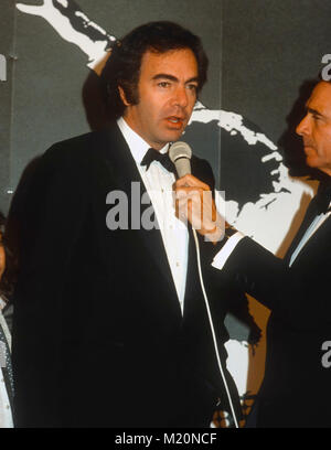 LOS ANGELES, CA - DECEMBER 17: Singer Neil Diamond arrives at The Jazz Singer Premiere on December 17, 1980 in Los Angeles, California. Photo by Barry King/Alamy Stock Photo Stock Photo