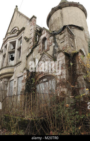 Abandoned Buildings. Glasgow Stock Photo