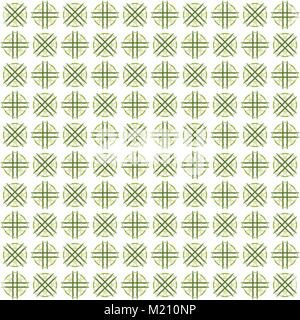 Seamless abstract green texture fractal patterns on white background. Stock Photo