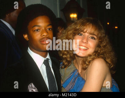 WEST HOLLYWOOD, CA - MAY 17: (L-R) Actor Todd Bridges and actress Dana Plato attend NBC party at Chasen's on May 17, 1981 in West Hollywood, California. Photo by Barry King/Alamy Stock Photo Stock Photo