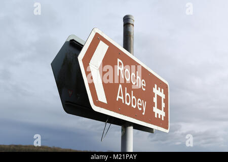Roche abbey Yorkshire UK. Stock Photo
