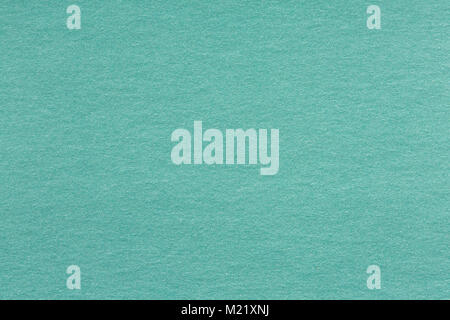 Recycled paper texture background in cyan turquoise teal aqua gr Stock Photo