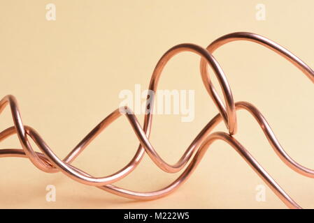 Copper wire, concept of industry development and market of raw materials Stock Photo