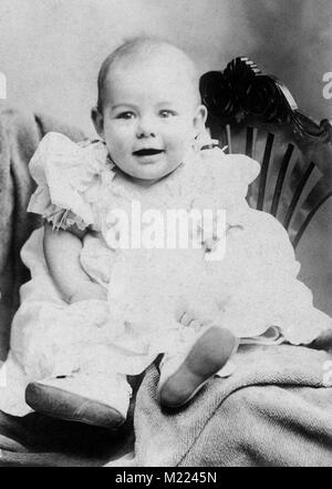 Ernest Miller Hemingway (1899 – 1961) American novelist as a baby Stock Photo