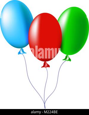 Colorful realistic balloons: red yellow orange green blue indigo and violet  ballons. acronym for the sequence of hues commonly described as making up  Stock Vector Image & Art - Alamy
