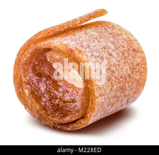 Isolated sweet pureed fruit pastila with clipping path Stock Photo