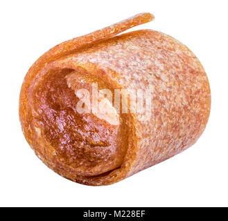 Isolated sweet pureed fruit pastila with clipping path Stock Photo