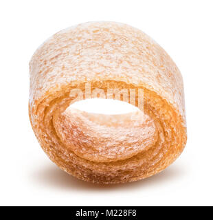 Isolated sweet pureed fruit pastila with clipping path Stock Photo