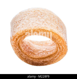 Isolated sweet pureed fruit pastila with clipping path Stock Photo