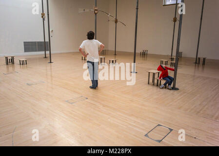 United States, Washington, Seattle, Exhibition in the Henry Art Gallery on the University of Washington Campus Stock Photo