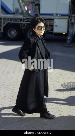 YOKO ONO Multimedia artist USA 1990 in Stockholm art exhibition Stock Photo