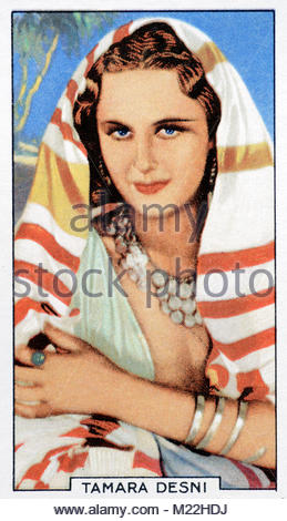 TAMARA DESNI Actress and dancer Stock Photo Alamy