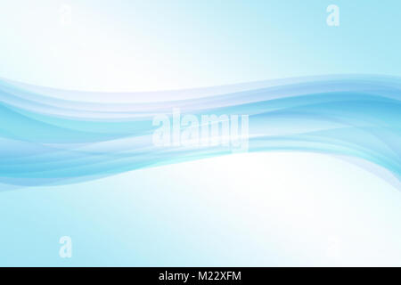 blue wave abstract background Stock Photo