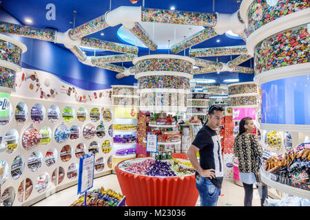 Buenos Aires Argentina,Calle Florida,pedestrian mall,shopping shopper shoppers shop shops market markets marketplace buying selling,retail store store Stock Photo