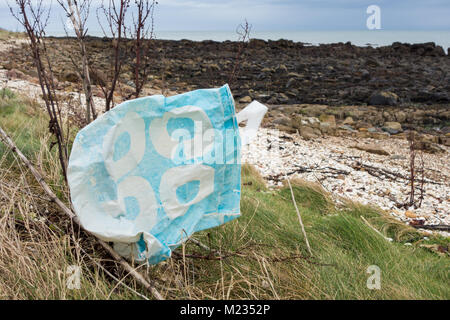 Coop supermarket reusable bag for life litter, UK Stock Photo