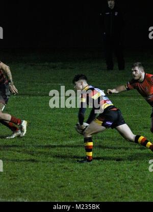 Carmarthen Quins RFC V Aberavon RFC Stock Photo