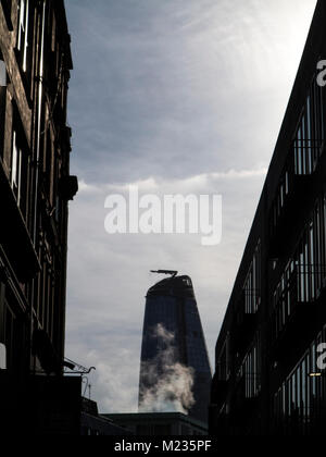 'The Vase', London's newest skyscraper nearing completion in 2018 Stock Photo