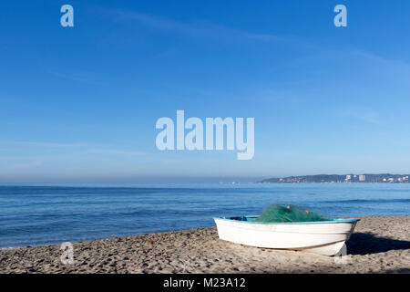 Tranquil scene on the beach in Bucerias, Nayarit, Mexico. Stock Photo