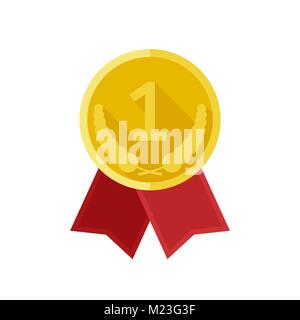 Award gold medal Stock Vector