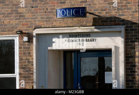 Hampshire Constabulary Totton Police Station (now closed to the public ...