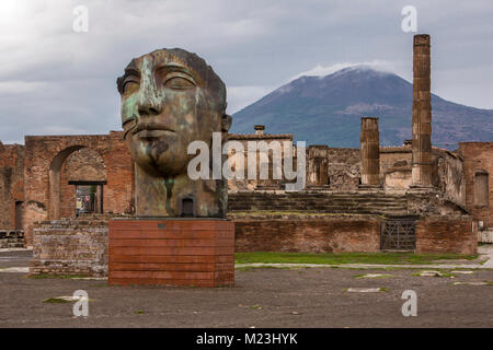 Pompeii archaeological site, Italy Stock Photo