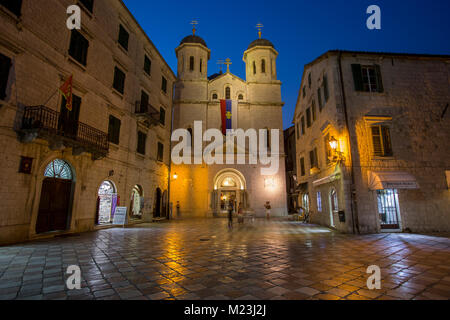 Saint Nicholas Kotor Cathedral,  Montenegro Stock Photo