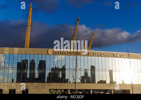 InterContinental Hotel London The O2 in North Greenwich, London England United Kingdom UK Stock Photo