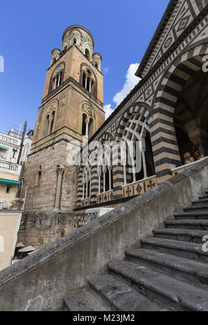 Saint Andrew's Cathedral, Amalfi, Italy Stock Photo