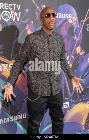 Minneapolis, Minnesota, USA. 3rd Feb, 2018. Actor JB SMOOVE poses backstage during the DIRECTV NOW Super Saturday Night at The Armory in Minneapolis, Minnesota Credit: Daniel DeSlover/ZUMA Wire/Alamy Live News Stock Photo