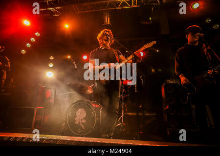 Bologna, Italy. 4th February, 2018. Nothing but thieves at Zona Roveri, Bologna. Open act The Excerts and Airways. Credit: LUIGI rizzo/Alamy Live News Stock Photo