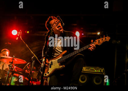 Bologna, Italy. 4th February, 2018. Nothing but thieves at Zona Roveri, Bologna. Open act The Excerts and Airways. Credit: LUIGI rizzo/Alamy Live News Stock Photo