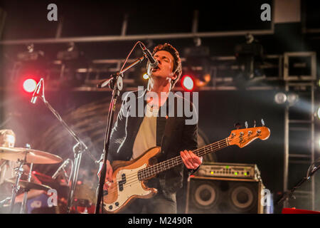 Bologna, Italy. 4th February, 2018. Nothing but thieves at Zona Roveri, Bologna. Open act The Excerts and Airways. Credit: LUIGI rizzo/Alamy Live News Stock Photo