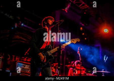 Bologna, Italy. 4th February, 2018. Nothing but thieves at Zona Roveri, Bologna. Open act The Excerts and Airways. Credit: LUIGI rizzo/Alamy Live News Stock Photo