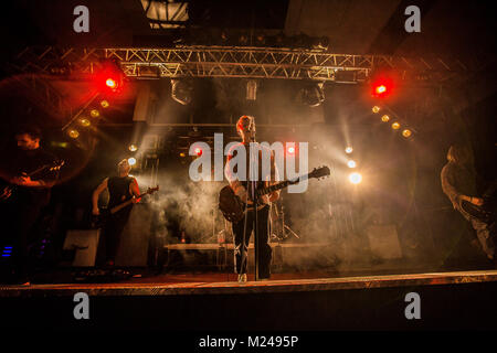 Bologna, Italy. 4th February, 2018. Nothing but thieves at Zona Roveri, Bologna. Open act The Excerts and Airways. Credit: LUIGI rizzo/Alamy Live News Stock Photo