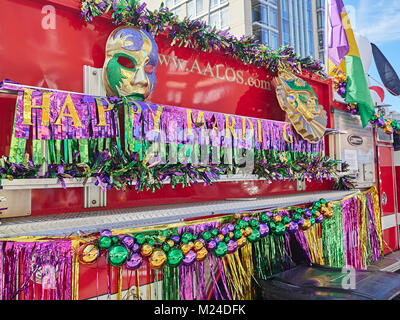 how to hang mardi gras masks on wall