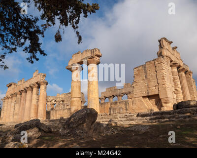 Zeus Temple in Cyrene Stock Photo