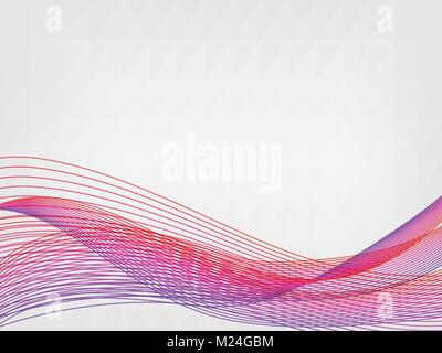 abstract vector waved line background Stock Vector