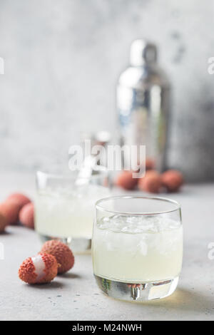 Fresh lychee lemonade Stock Photo