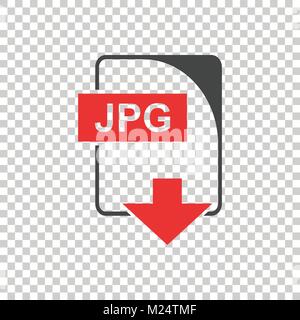JPG flat Icon Stock Vector