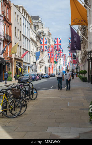 New Bond Street, London, England, UK Stock Photo