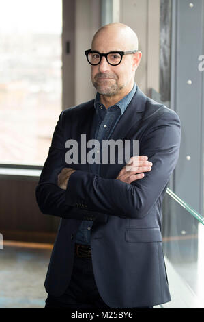 Stanley Tucci attends the 'Final Portrait' photocall at Hotel Eden on February 5, 2018 in Rome, Italy. Stock Photo