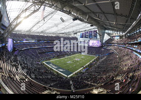 A general view of US Bank Stadium, the home of the Minnesota Vikings,  Saturday, Apr. 2, 2022, in Minneapolis. Photo via Credit: Newscom/Alamy  Live News Stock Photo - Alamy