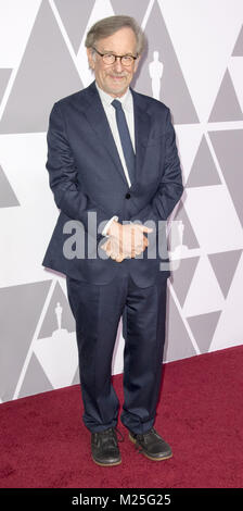 Beverly Hills, California, USA. 5th Feb, 2018. Director Steven Spielberg attends the 90th Oscar Nominee Luncheon at the Beverly Hills Hilton in Beverly Hills on Monday February 5, 2018. Credit: David Bro/ZUMA Wire/Alamy Live News Stock Photo