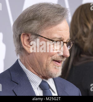 Beverly Hills, California, USA. 5th Feb, 2018. Director Steven Spielberg attends the 90th Oscar Nominee Luncheon at the Beverly Hills Hilton in Beverly Hills on Monday February 5, 2018. Credit: David Bro/ZUMA Wire/Alamy Live News Stock Photo