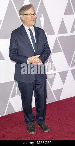 Beverly Hills, California, USA. 5th Feb, 2018. Director Steven Spielberg attends the 90th Oscar Nominee Luncheon at the Beverly Hills Hilton in Beverly Hills on Monday February 5, 2018. Credit: David Bro/ZUMA Wire/Alamy Live News Stock Photo