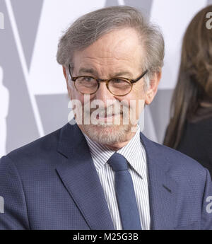 Beverly Hills, California, USA. 5th Feb, 2018. Director Steven Spielberg attends the 90th Oscar Nominee Luncheon at the Beverly Hills Hilton in Beverly Hills on Monday February 5, 2018. Credit: David Bro/ZUMA Wire/Alamy Live News Stock Photo