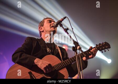 Michael head and the Red Elastic Band playing Invisible Wind Factory - Nov 2017 Stock Photo